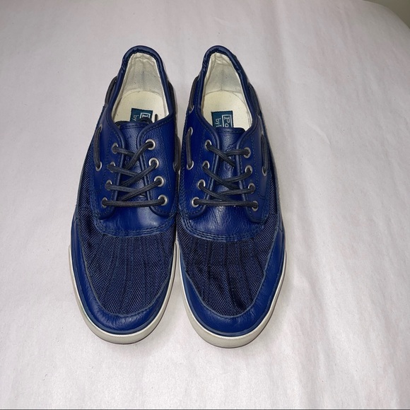 Polo Ralph Lauren Men's Navy Blue Parkstone low shoes sz 9.5 - Picture 8 of 11